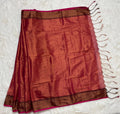 Handloom linen saree