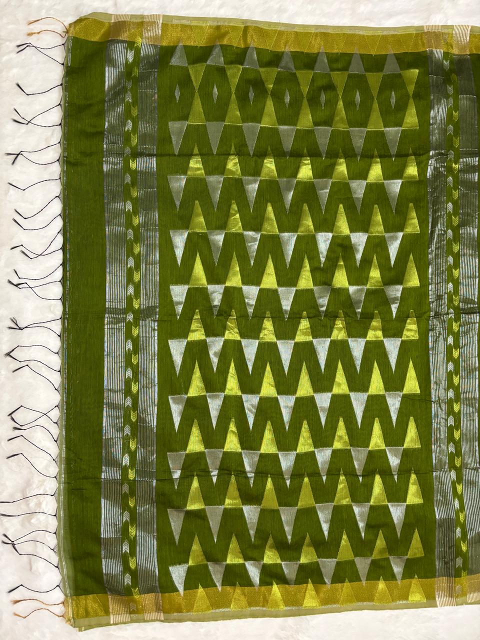 Mul-cotton Jamdani saree